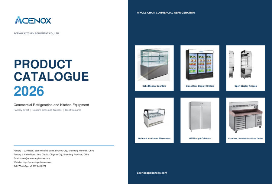 Cover of the Acenox 2026 product catalogue